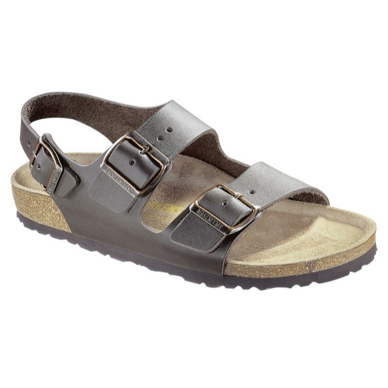 Birkenstock-Milano-Sandals-Leather-regular-or-narrow-black-brown-white ...