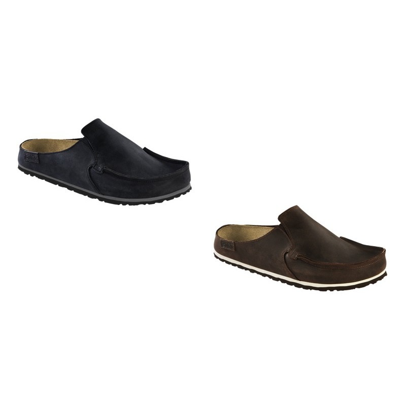 Birki by Birkenstock Classic Skipper clogs regular narrow - grey brown ...