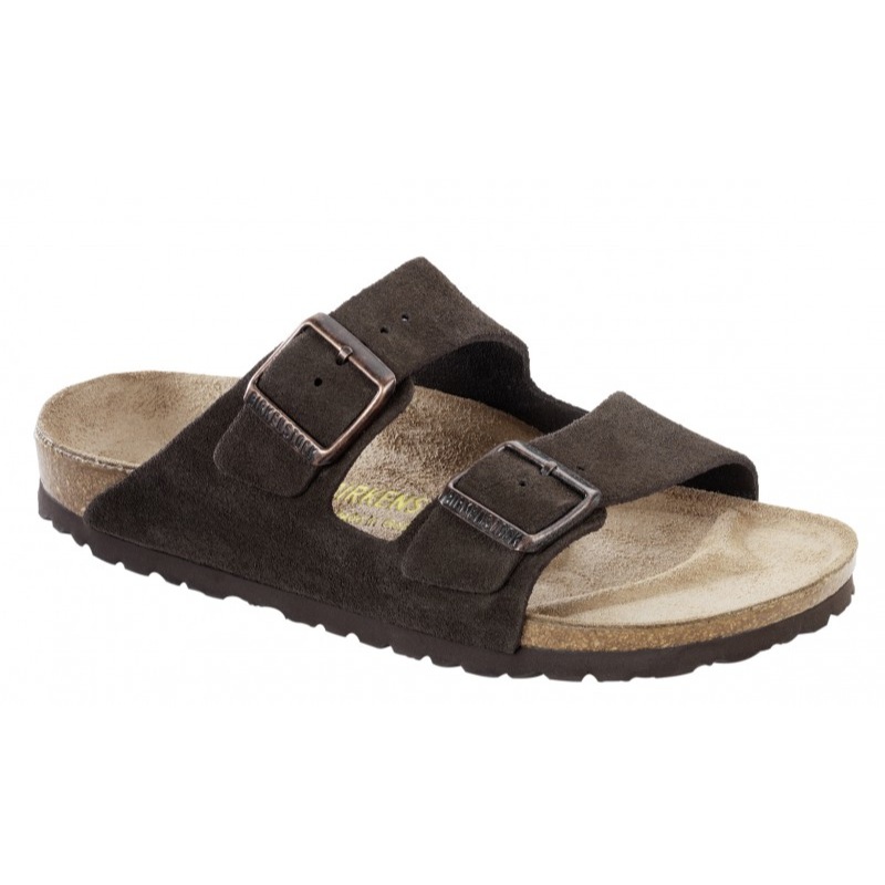 Birkenstock Arizona Leather Sandals - black white brown - Made in ...